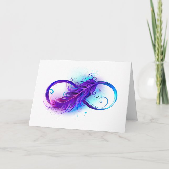 Programa Infinito con plumas púrpura (Anverso)