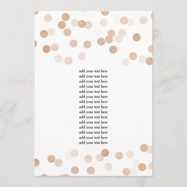 Programa Inserte Luces de Purpurina de Hoja de Cob (Anverso)