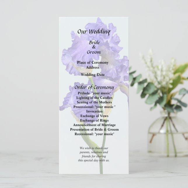 Programa Iris Triple Púrpura (Anverso de pie)