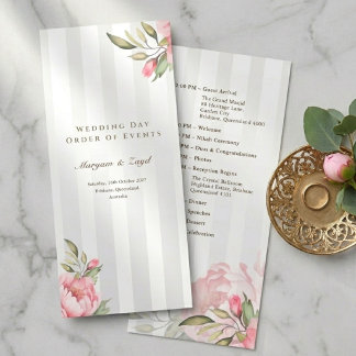 Programa Islámico Nikah | Floral de Peonía con Fra