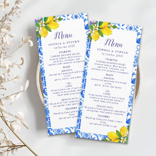 Programa Italian Meditterranean Tiles Wedding