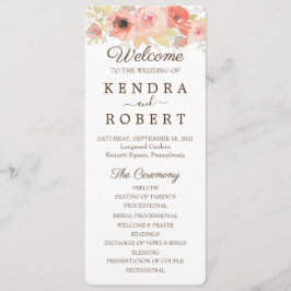 Programa Itinerario Boda de Coral y Oro