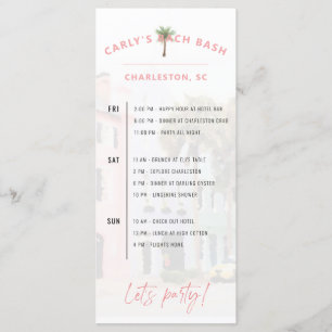 Programa Itinerario de Charleston Bach Weekend