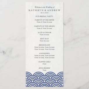 Programa japonés de ondas de Seigaiha/Orden de ser