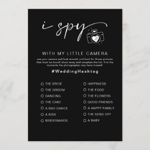 Programa Juego de boda espía para la cacería de fotos en re