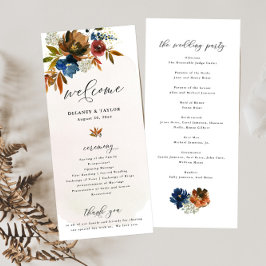 Programa La marina y el agua rojiza Boho Floral Tall