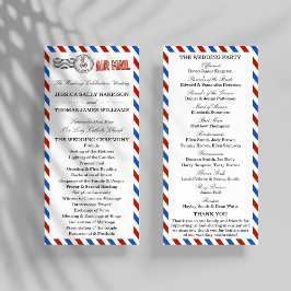 Programa La moderna colección de Bodas de Airmail