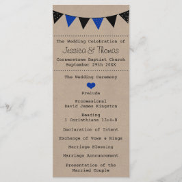 Programa La moderna colección de Bodas de Bunting Blue