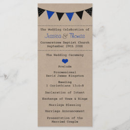Programa La moderna colección de Bodas de Bunting Blue
