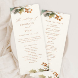 Programa La vegetación de otoño rústica deja Boda de follaj