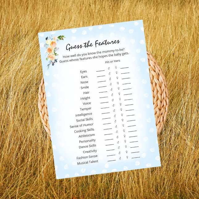 Programa Lib Cub Floral Blue Características Adivinan Juego (Subido por el creador)