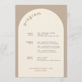 Programa Línea de tiempo geométrica mínima del Boda del arc