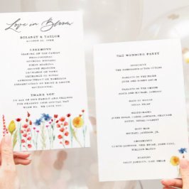 Programa Love in Bloom Wildflower Paper