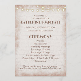 Programa Luces de Cuerda Románticas Acuarela Rústicas Vinta