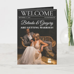 Programa Magazine Editorial Photos Boda Orden de servicio