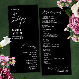 Programa Magnífica tipografía contemporánea simple negra