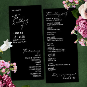 Programa Magnífica tipografía contemporánea simple negra