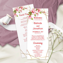 Programa Magnolias Faux Relieve metalizado dorado encuadran