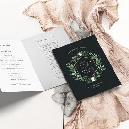 Programa Marco de efecto invernadero | Boda botánico acuare