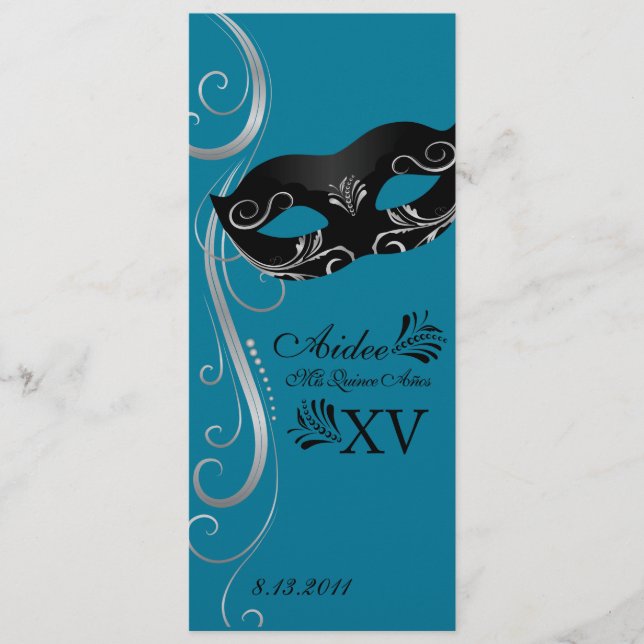 Programa Mardi Gras Quince (Anverso)