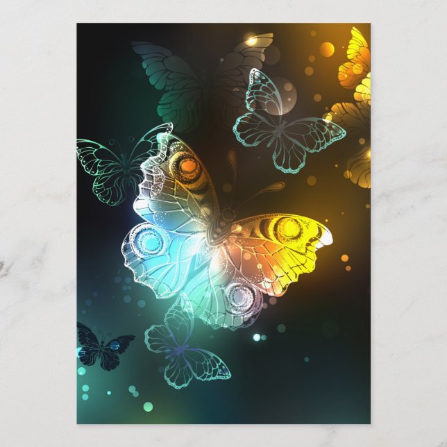 Programa Mariposa luminosa y mariposas nocturnas (Anverso)