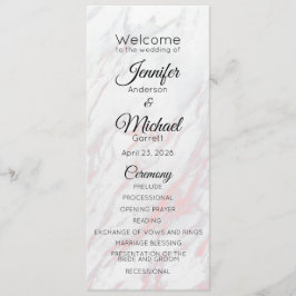 Programa Mármol rosa y gris moderno