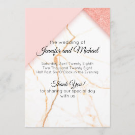 Programa Mármol rosa y oro moderno