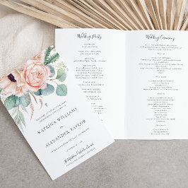 Programa Masivo de la Boda Católica Katrina Boho