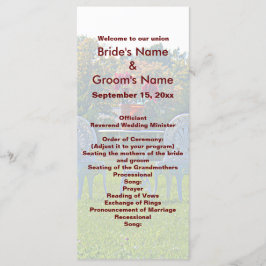 Programa Meadow of Love - Boda del árbol de otoño