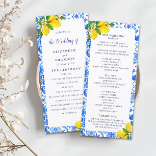 Programa Mediterranean Tiles Wedding with Lemon