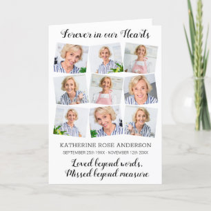 Programa Memorial 9 Foto Orden Moderno Del Funeral De Servi