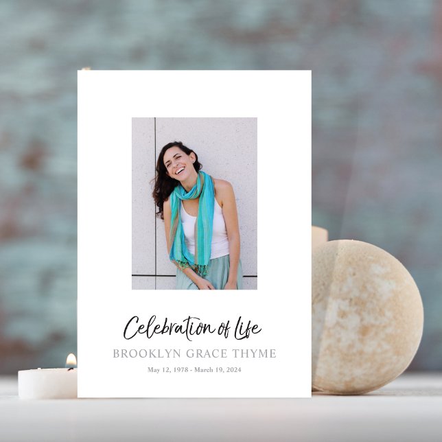 Programa Memorial de la Celebración de la Vida Fot (Subido por el creador)