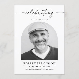 Programa Memorial De La Foto De La Orden De Servicio Del Ob