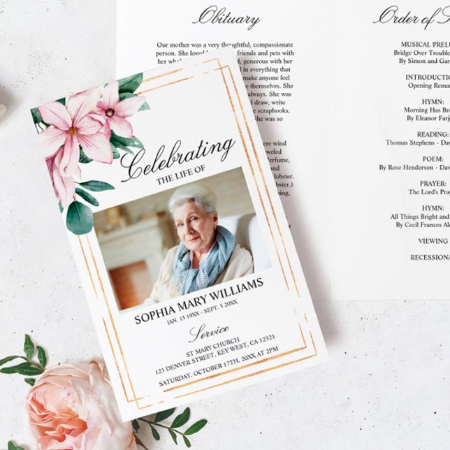 Programa Memorial de la Orden Funeral del Servicio (Subido por el creador)