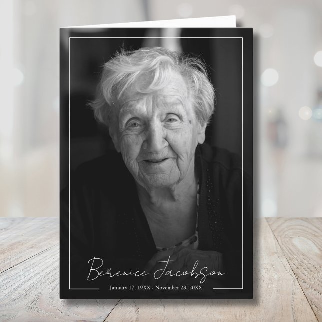 Programa Memorial Funeral Celebración De La Vida (Funeral Memorial Celebration Of Life Program)