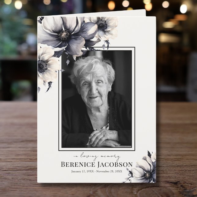 Programa Memorial Funeral Celebración De La Vida (https://www.creativefabrica.com/product/free-christmas-light-vector-collection/)