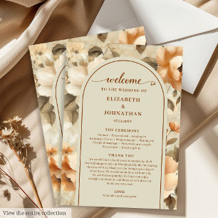 Programa Minimalista Boho Terracota Beige Salvia Boda