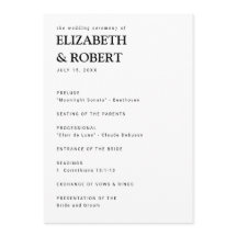 Minimalista Ceremonia de boda simple y moderno neg