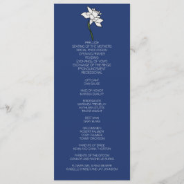 Programa minimalista de Boda de Narciso