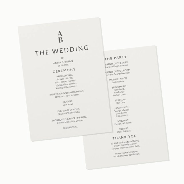 Programa Mínimo de Boda Civil Moderna (Subido por el creador)