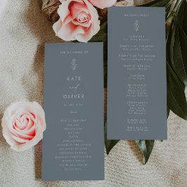 Programa Mínimo de Matrimonio Azul Dusto de Hojas