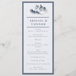 Programa Misty Mountain Blue Gray White Elegant