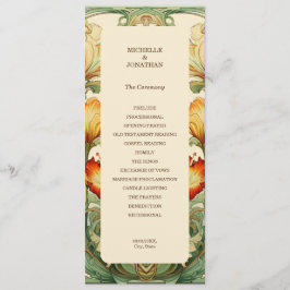 Programa Moda de época Art Nouveau botánico Alfonse Mucha