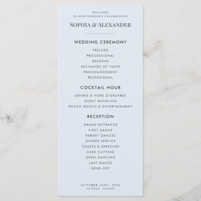 Programa Modern Glacial Blue & Warped Grid (Anverso)