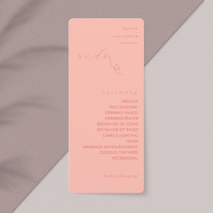Programa moderno de matrimonio en bloques de color