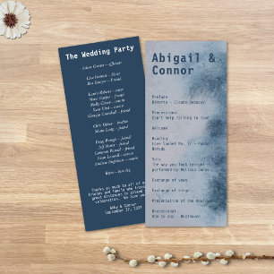 Programa Moderno Resumen Slate Blue Gray Mist Watercolor