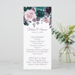 Programa Moody Boho   Eggplant Purple Floral Wreath Bouquet