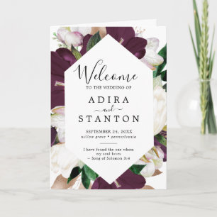 Programa Moody Purple Blooms Doble Boda