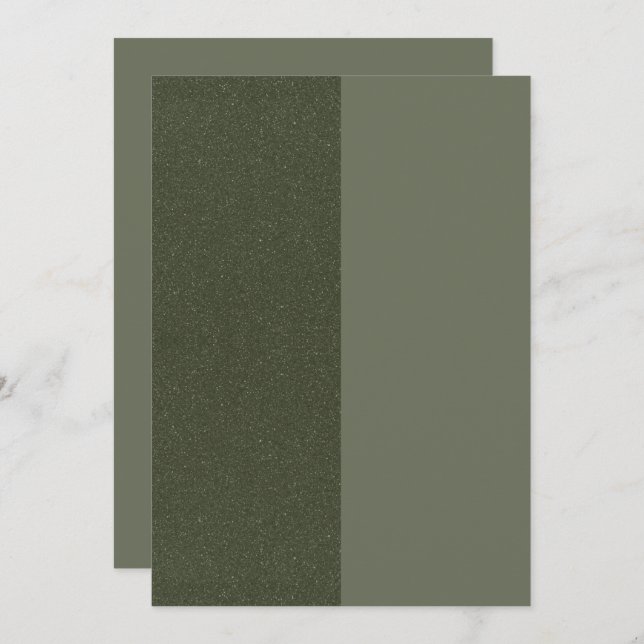 Programa Moss Green Split Texture Flat Program - Personaliz (Anverso / Reverso)
