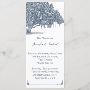 Programa Mossy Oak Tree in Blue Wedding
